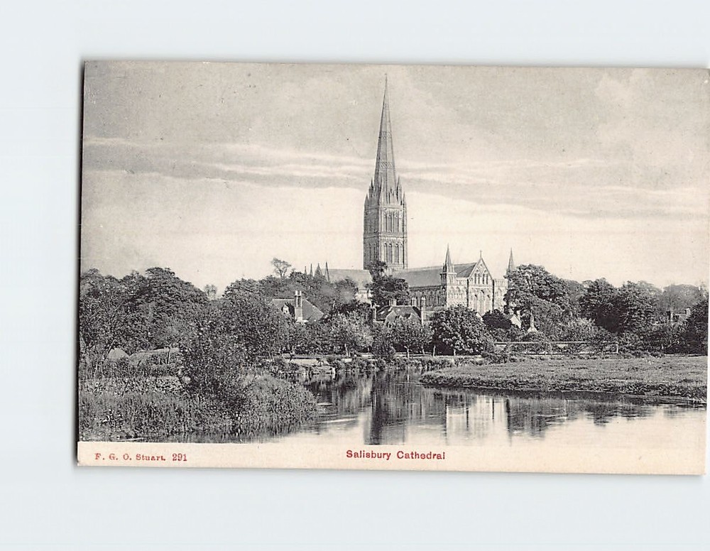 Postcard Salisbury Cathedral Salisbury England