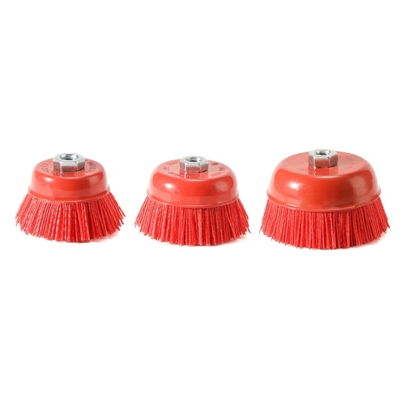 Furniture Relief Grinding Wheel M14 Bowl Shaped Abrasive Wire Brush 100mm