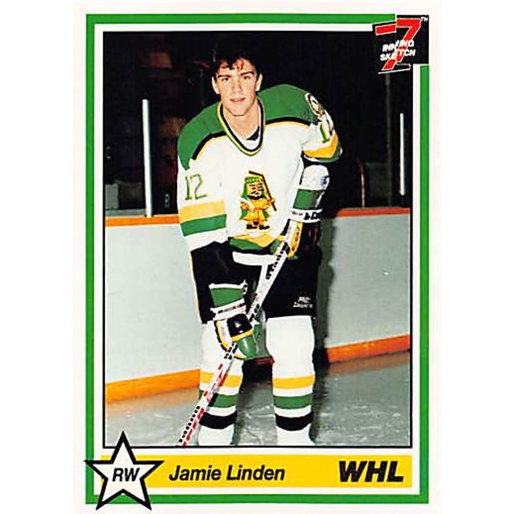 1990-91 7th Inning Sketch WHL #283 Jamie Linden