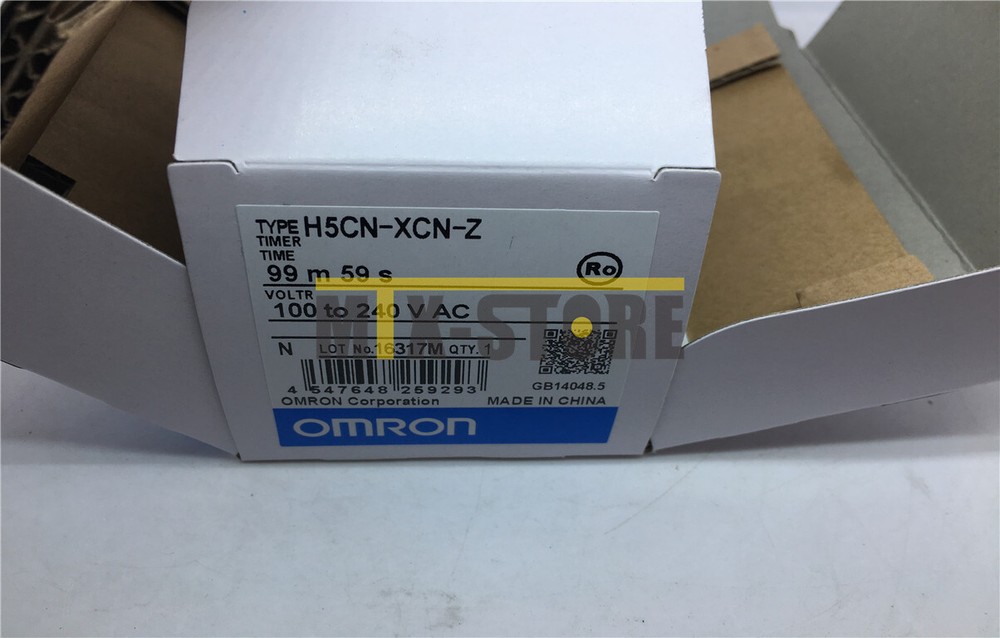 1PC Omron Brand New Timer H5CNXCNZ H5CN-XCN-Z 100-240VAC  In Box