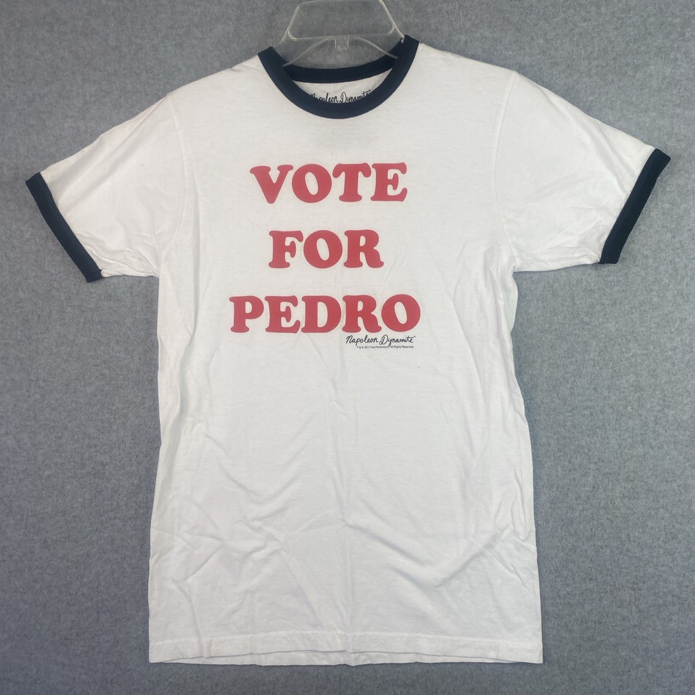 Men's Short Sleeve T-Shirt Vote For Pedro  Size Medium