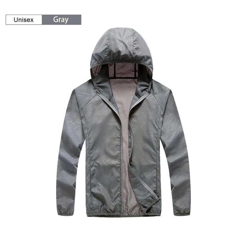 Men’s Women’s Waterproof Camping Rain Jacket Quick Dry Windbreaker