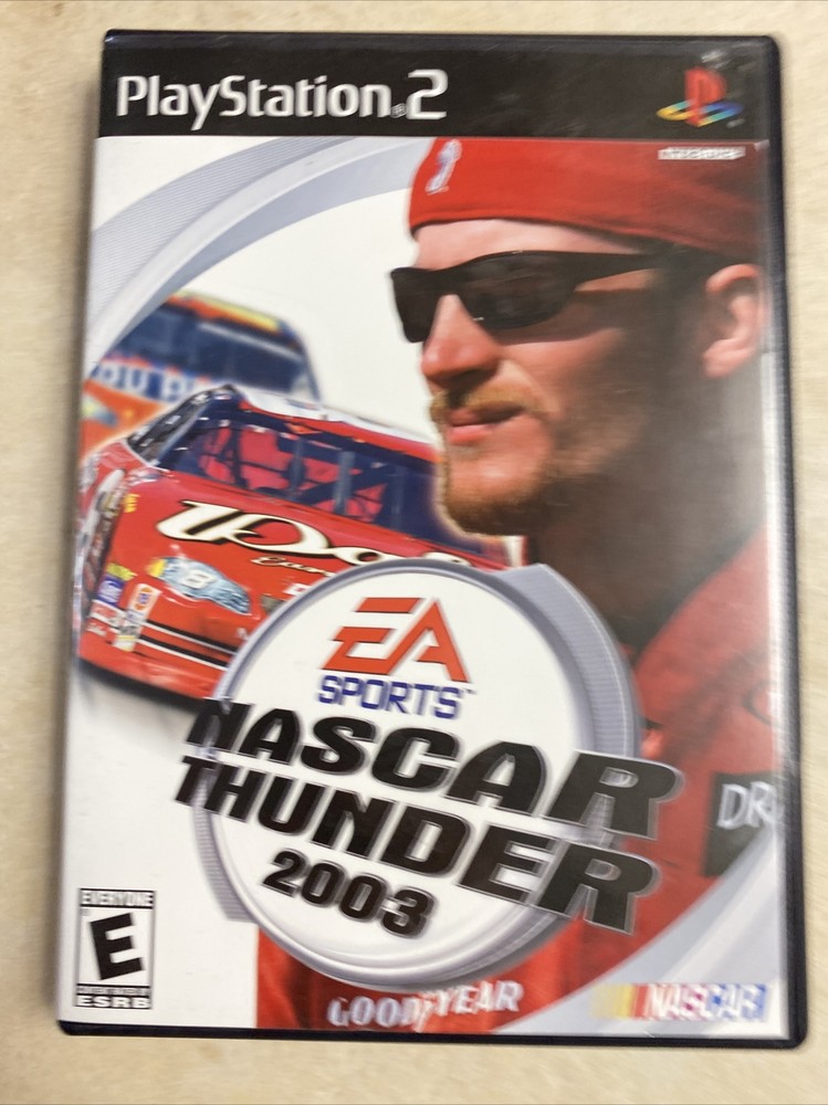 NASCAR Thunder 2003 (Sony PlayStation 2, 2002) Complete w/ Manual