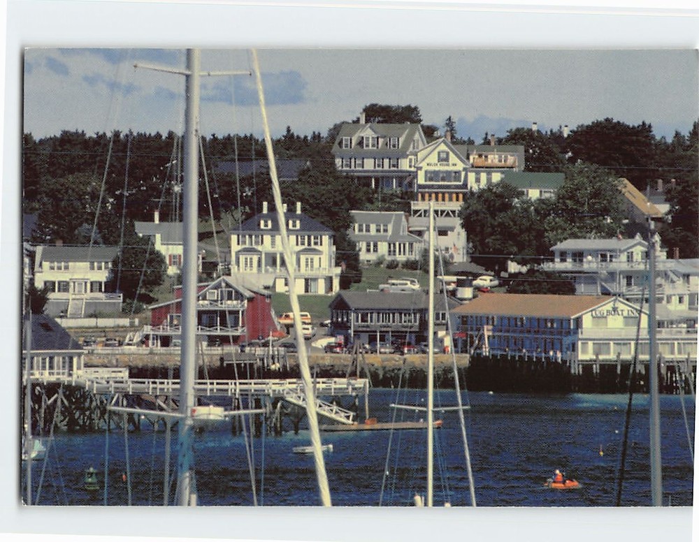 Postcard Boothbay Harbor Maine USA North America