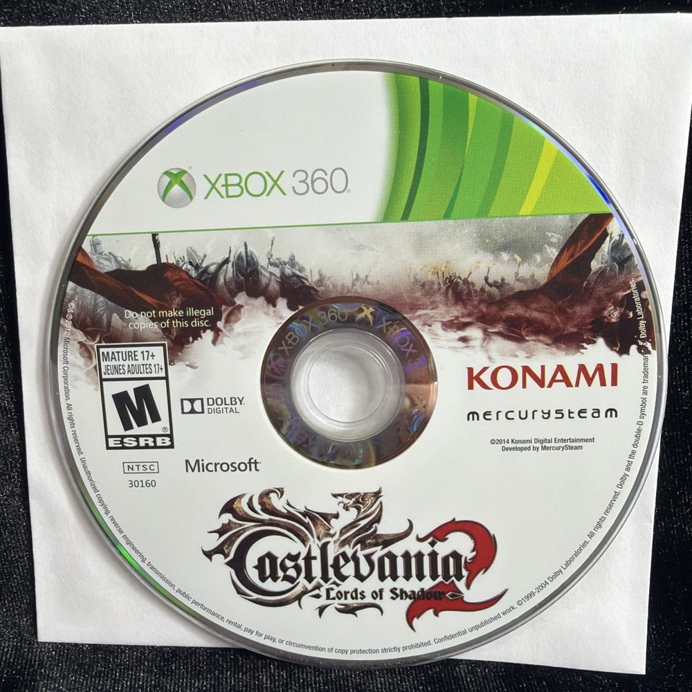 Castlevania: Lords of Shadow 2 (Microsoft Xbox 360) Disc Only