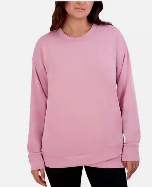 SAGE COLLECTIVE XS Crossover Pullover Women's Large Pink Side Pockets
