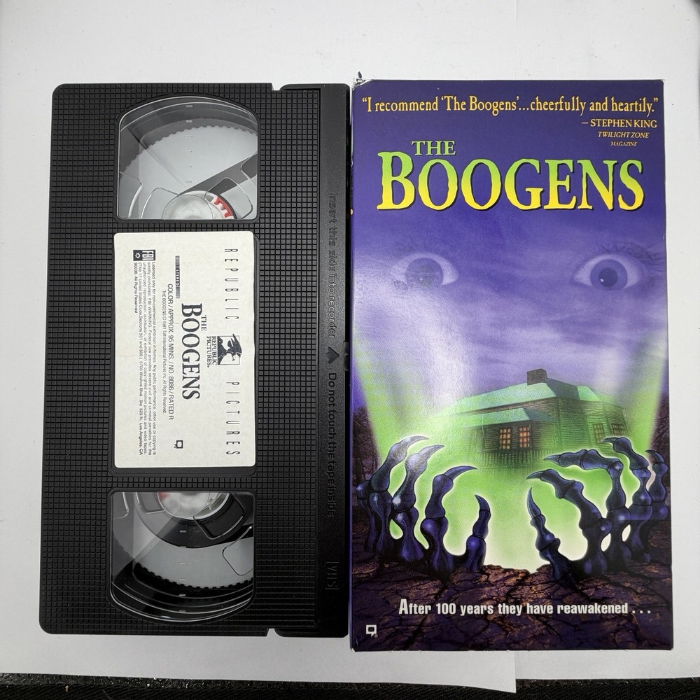 The Boogens VHS 1997 Rated R Horror Movie RARE