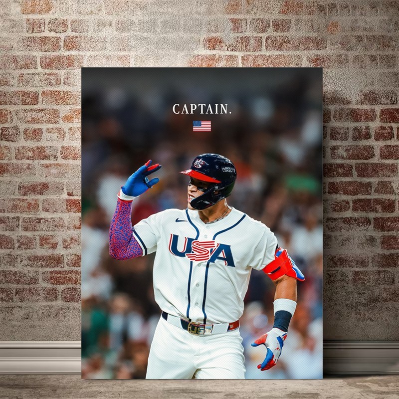 Aaron Judge Captain USA Team Night Of 2026 World Baseball Classic Poster