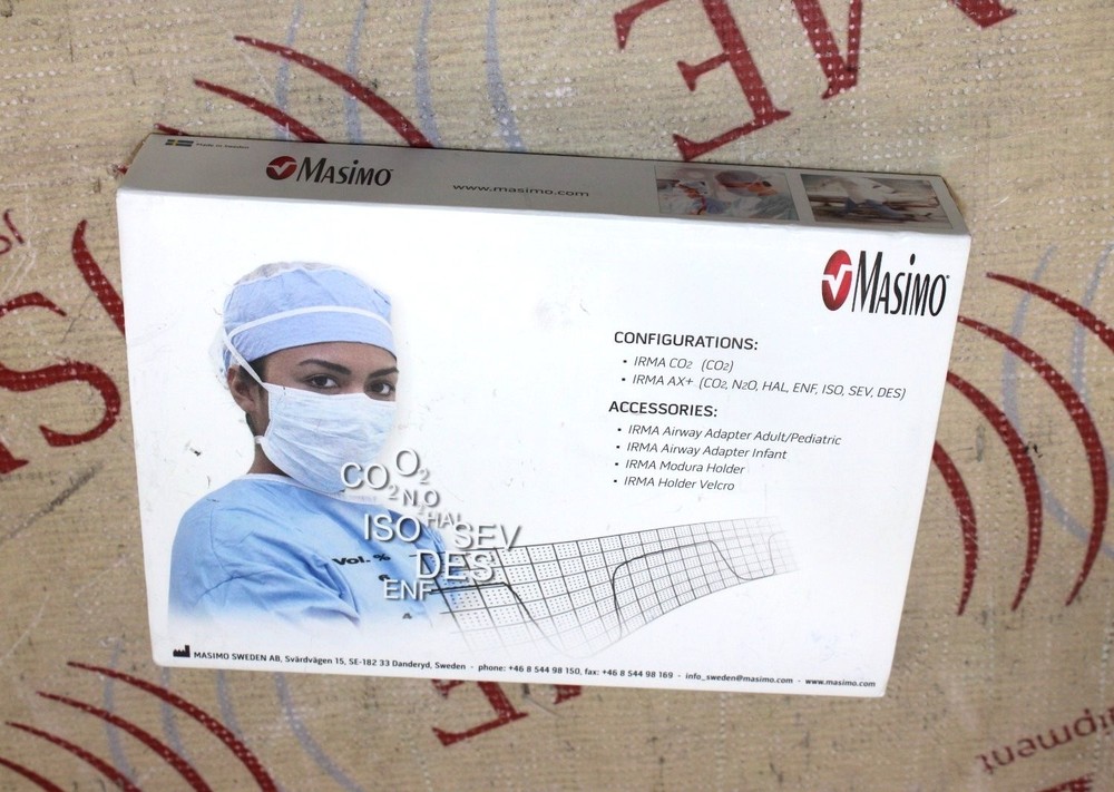 Masimo IRMA CO2 Sensor - Ref. 200101 - IN FACTORY BOX WITH 60 DAY