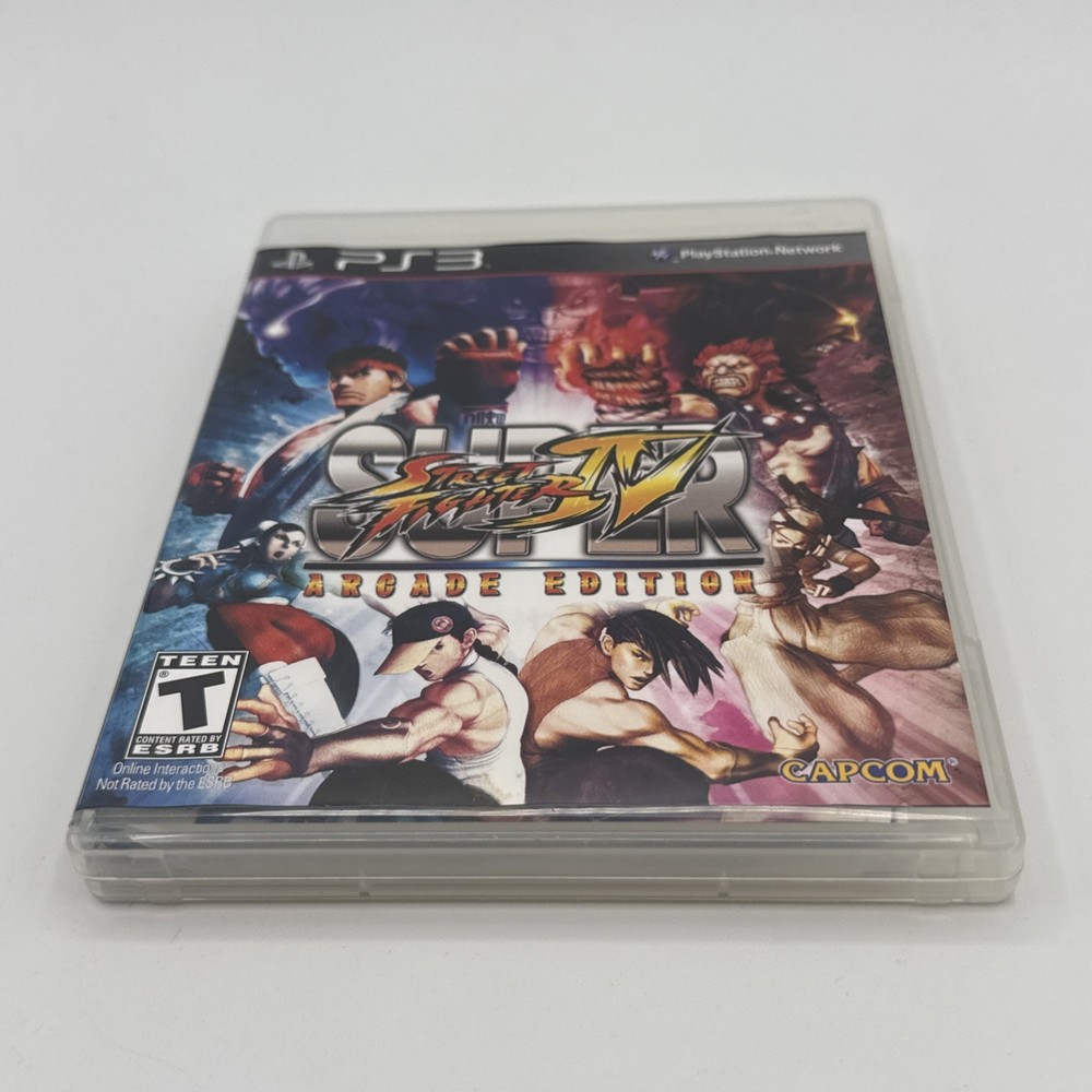 Super Street Fighter 4 Arcade Edition (Sony PlayStation 3) Complete In Box PS3
