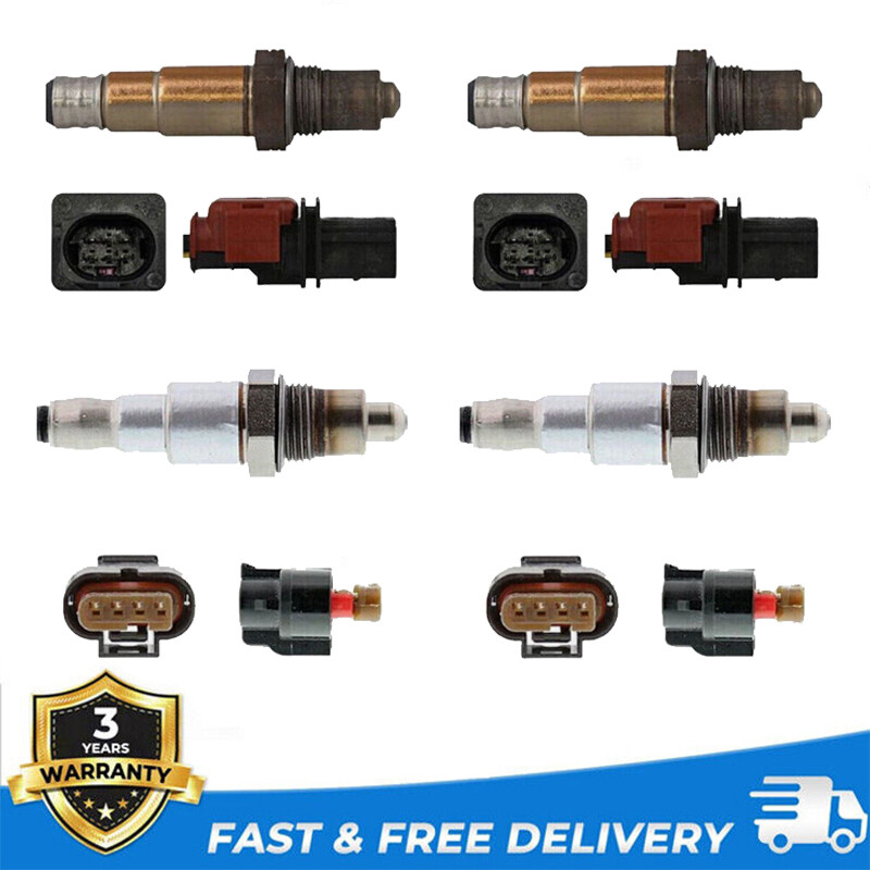 4pcs Oxygen Sensor For 2017-2020 Ford F-150 V6 3.5L Turbo Upstream+Downstream