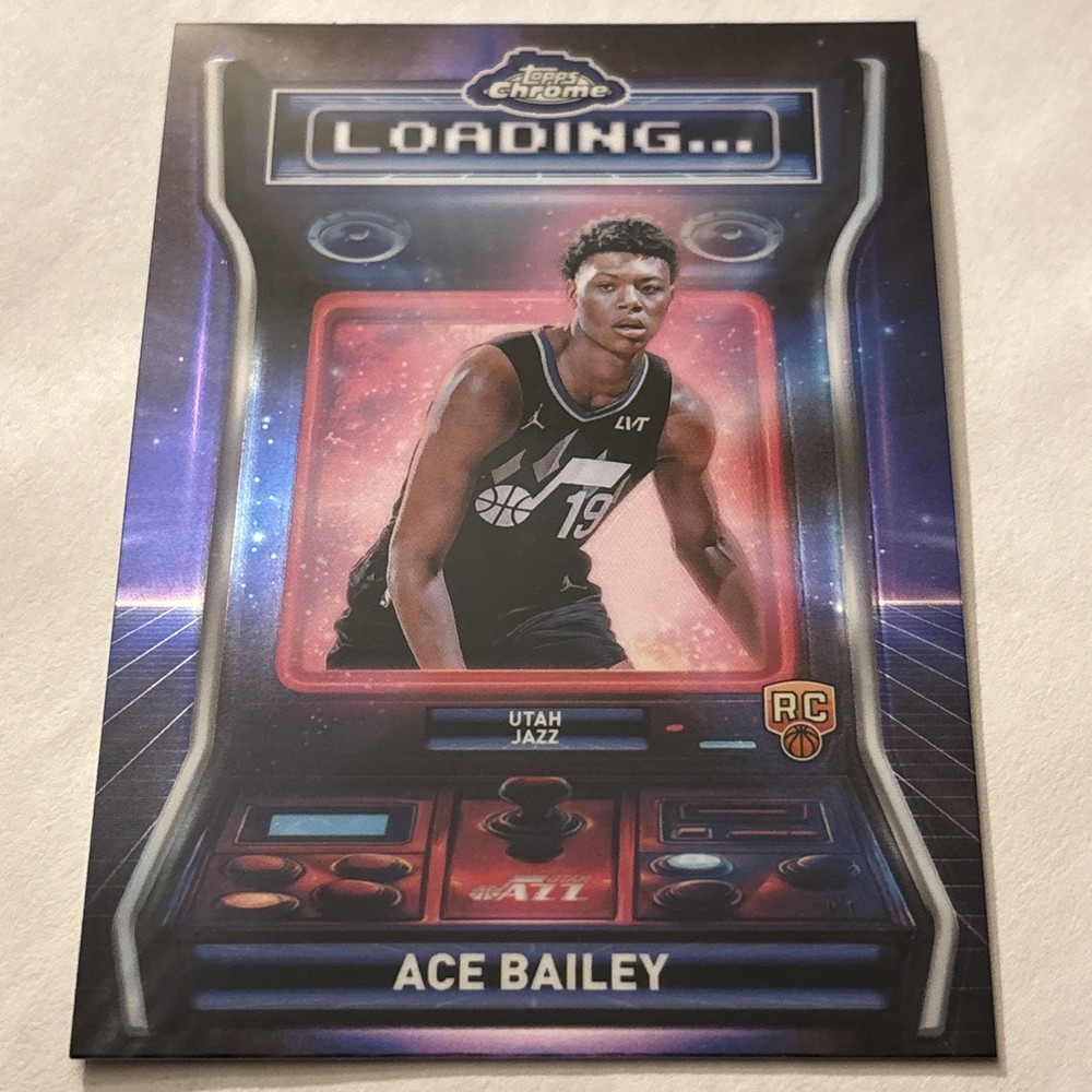 2025 Topps Chrome Loading... Refractor #LD-14 Ace Bailey RC Jazz