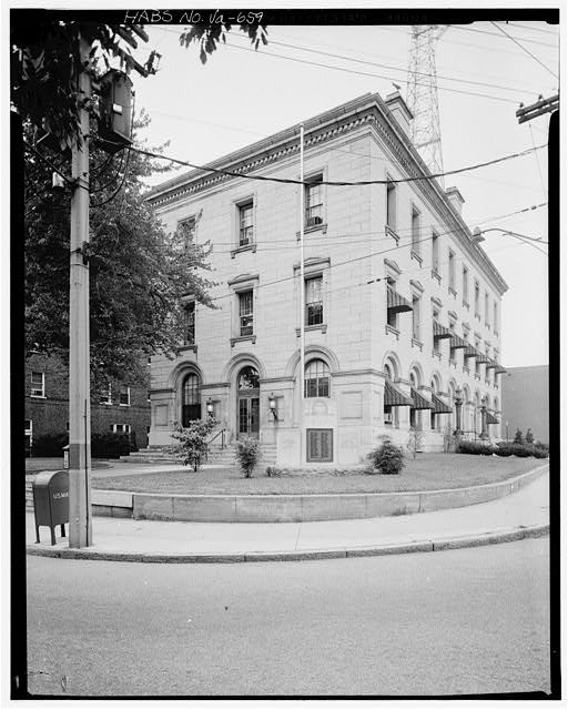 3. North front west side elevations - Old U.S. Customs House & Post Office,