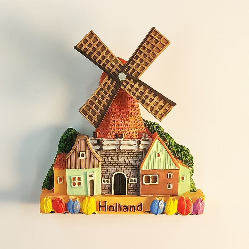 Holland Netherlands Tourist Travel 3D Resin Souvenir Refrigerator Fridge Magnet