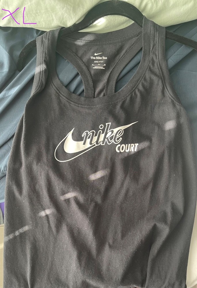 NWOT Women’s NIKE TENNIS TANK TOP - Size XL (Black)
