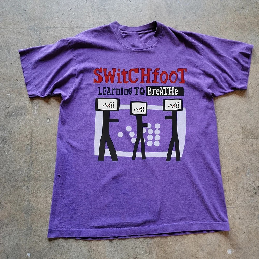 Switchfoot Band Learning To Breathe Cotton T Shirt Full Size S-5XL