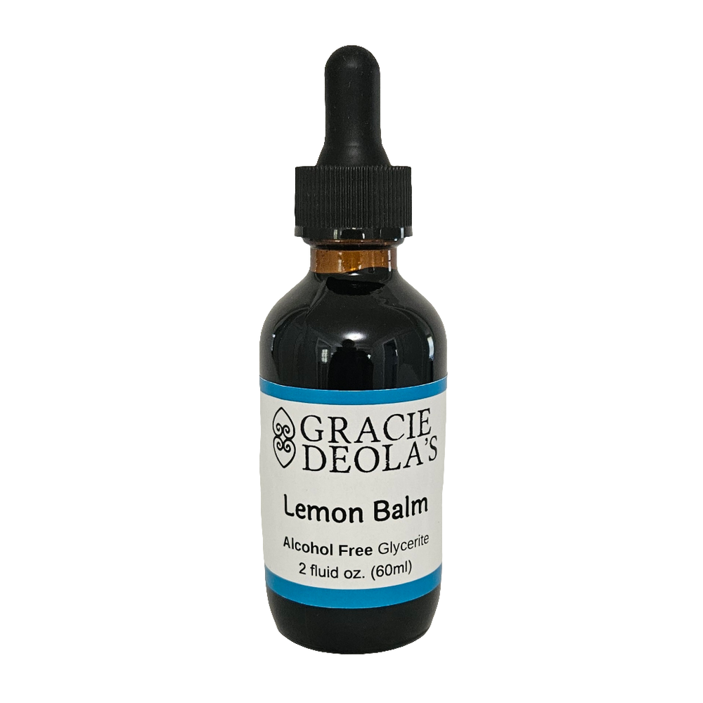 Calming Lemon Balm Glycerite Herbal Extract for Relaxation