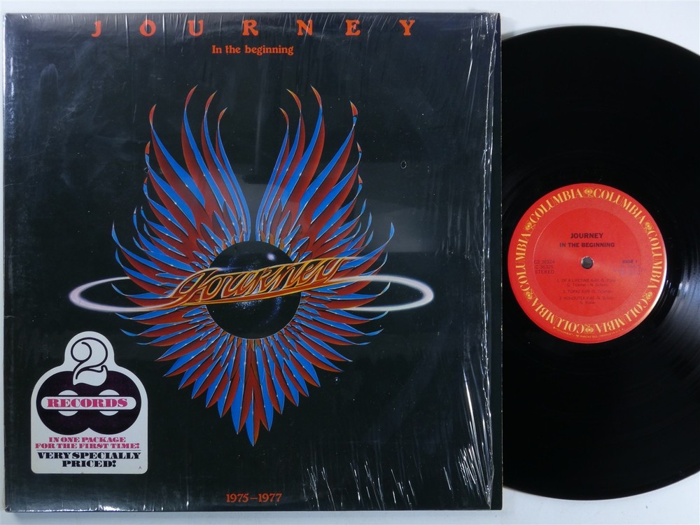 JOURNEY In The Beginning COLUMBIA 2XLP VG+ gatefold SHRINK f