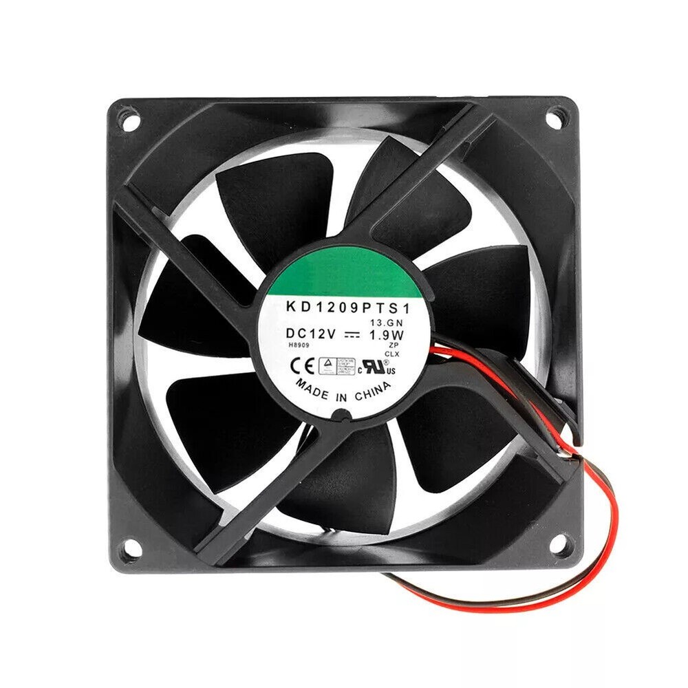 For KD1209PTS1 DC12V 1.9W 9025 Silent Cooling Fan 2-wire 90*90 #F22