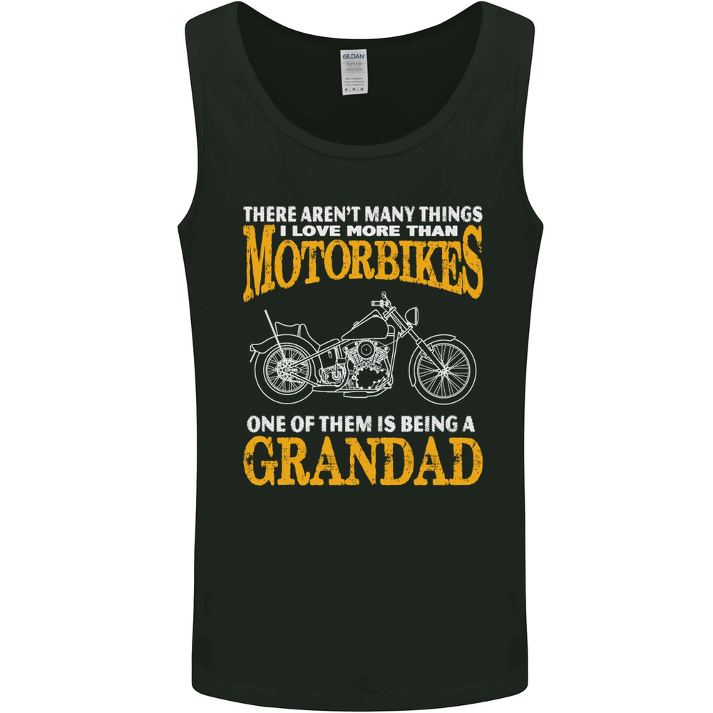 Grandad Biker Motorcycle Vest Tank Top for Men