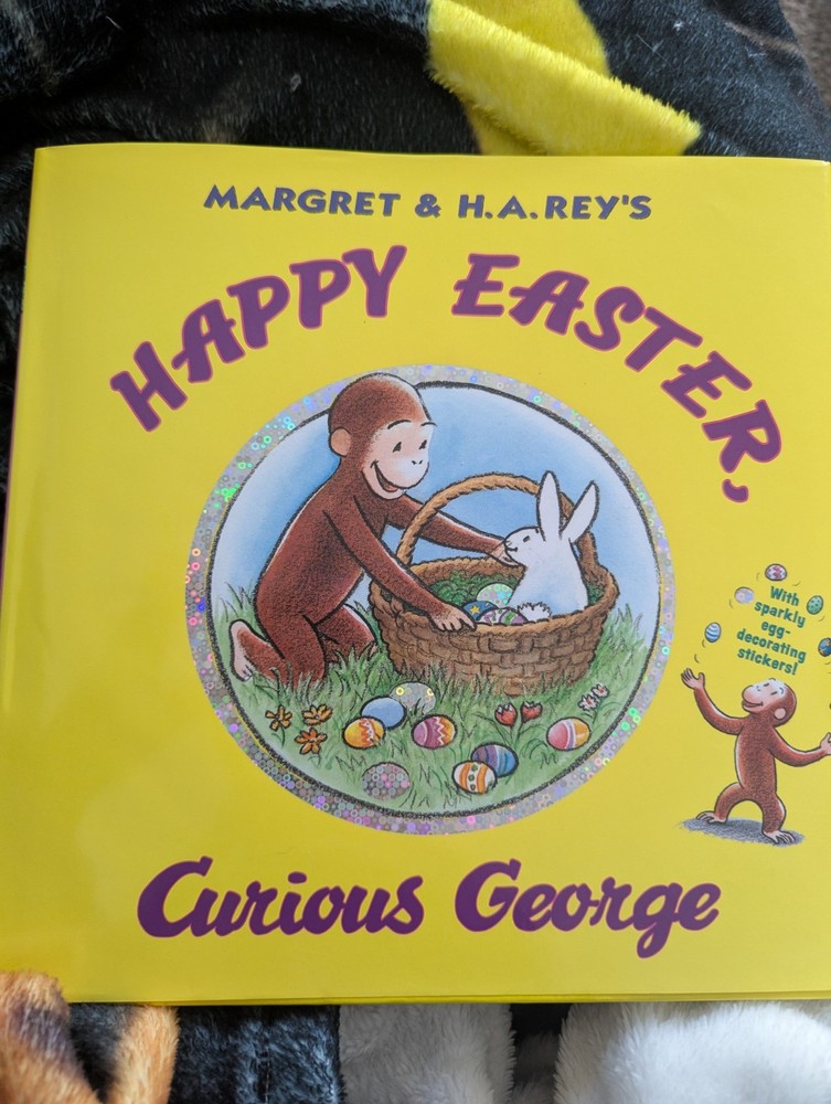 Curious George Happy Easter, Curious George Book by Margret Rey, H.A.