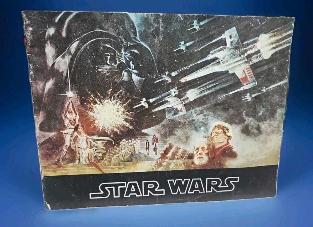 VINTAGE 1977 Star Wars Original Movie Program 1ST EDITION (BONUS BOOK ADDED)