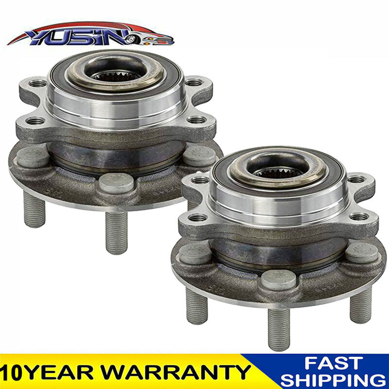 (2) Front Wheel Hub Bearing For 15-2019 Ford Edge 16-18 Lincoln MKX Continental