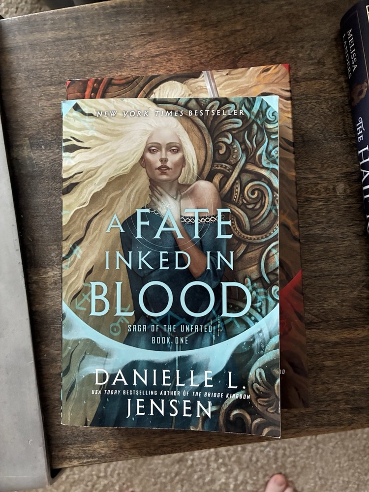 A Fate Inked in Blood by Danielle L. Jensen, Fantasy Romance, Paperback, NYT Be…