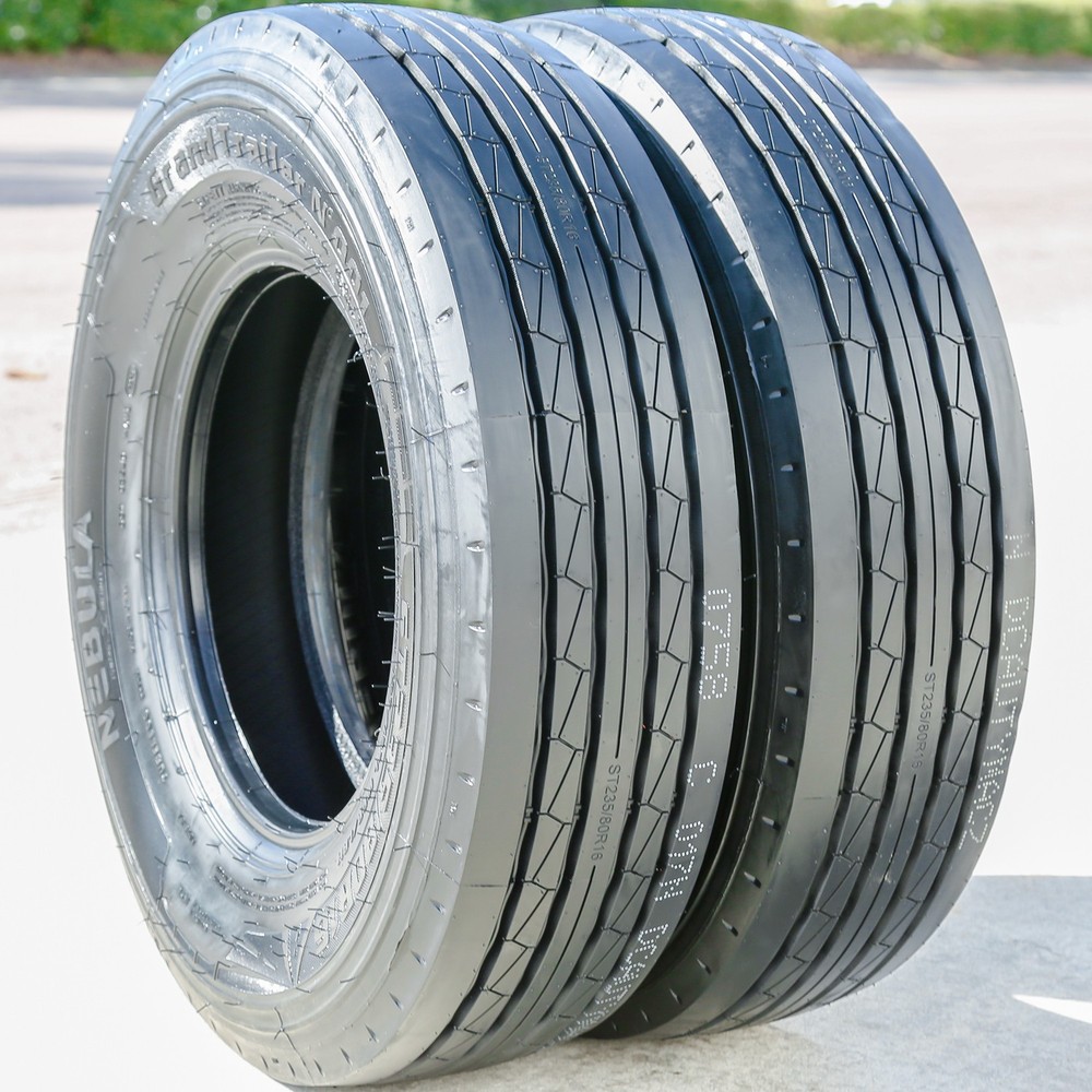 2 Tires Nebula Grand Trailer-N' 001 All Steel ST 235/80R16 Load H 16 Ply Trailer