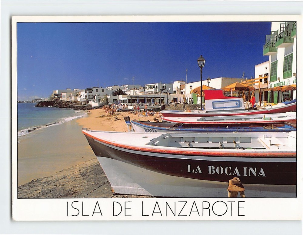 Postcard Isla de Lanzarote Playa Blanca Spain