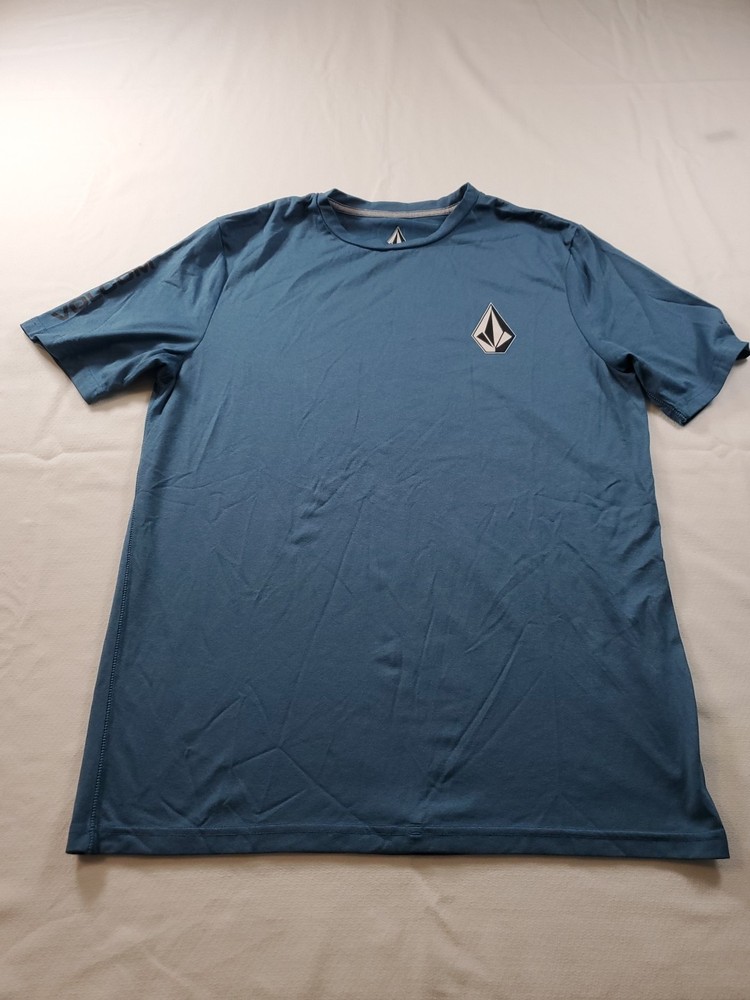 Volcom T-Shirt Size Medium Adult Blue  Short Sleeve  Casual Mens