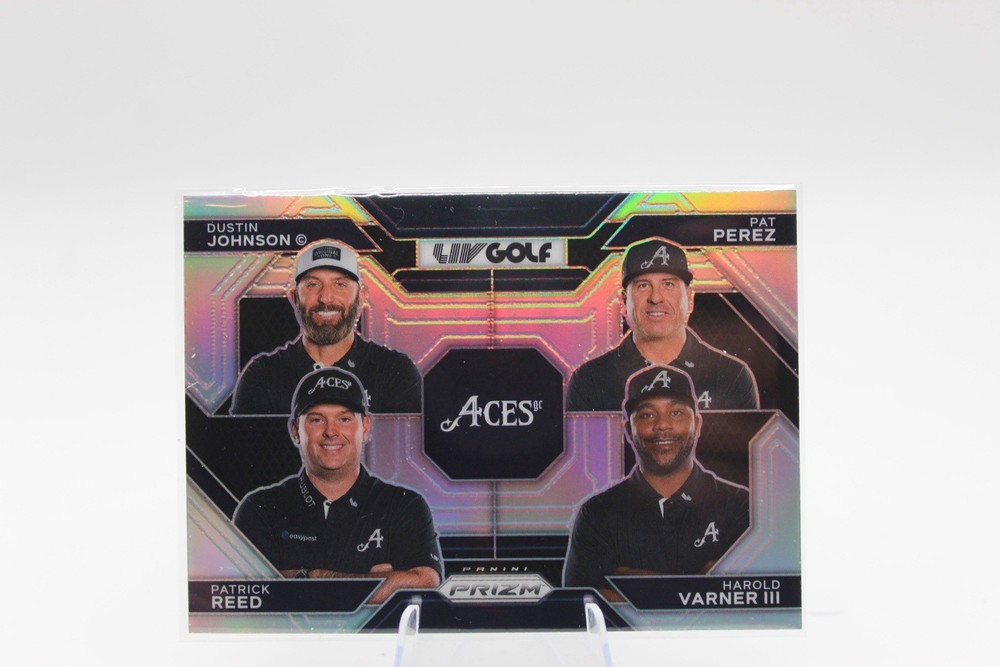2024 Panini Prizm LIV Golf Quad Aces GC Team Silver Prizm Card #56-image