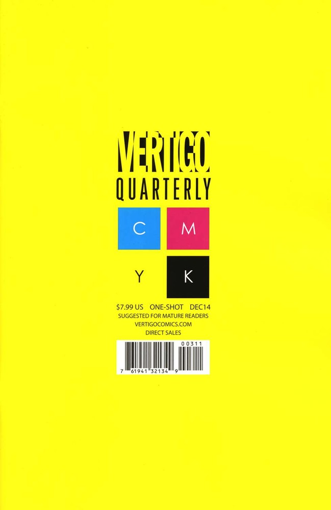Vertigo Quarterly CMYK #3 VF/NM; DC/Vertigo | Yellow Gerard Way - we combine shi