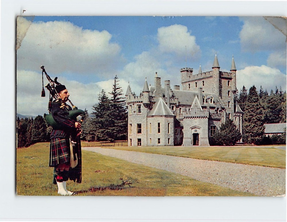 Postcard The Invercauld Castle Near Braemar Scotland