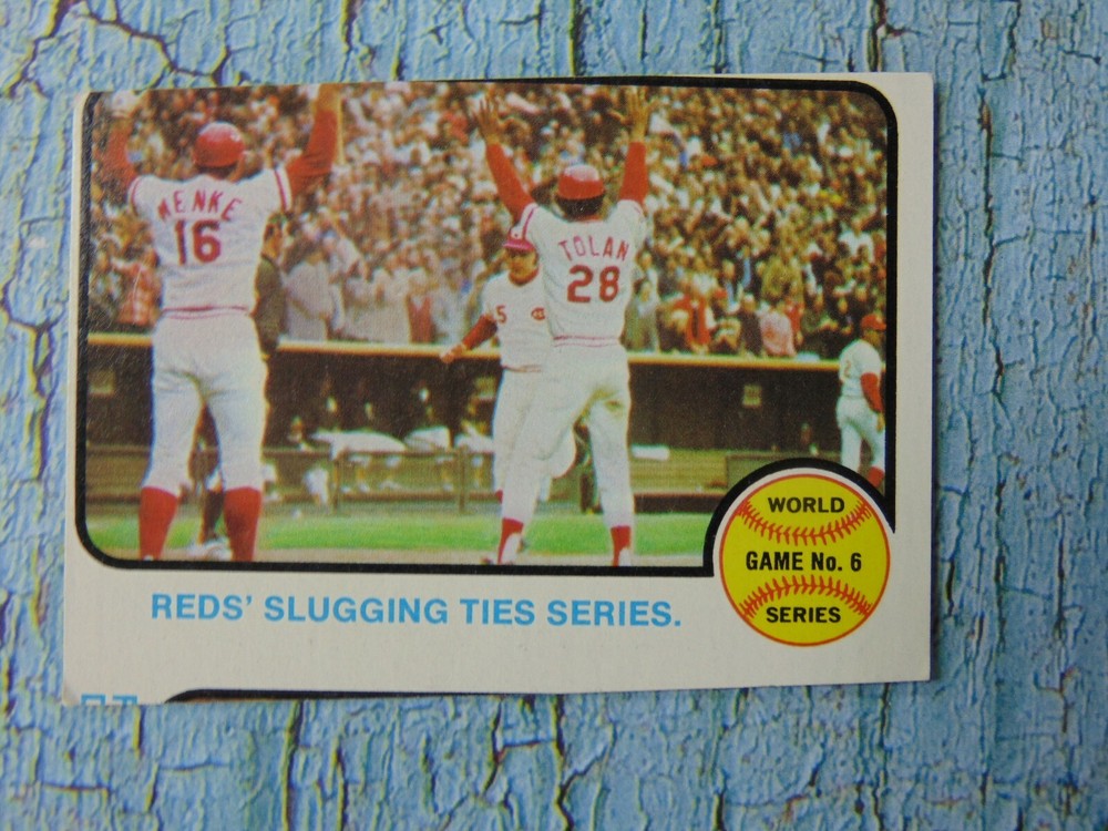 1973 Topps Johnny Bench #208 Reds Baseball Card W Series Error