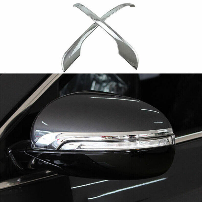 For Kia Sorento 2016-2020 Chrome Car Rearview Side Door Mirror Strip Cover Trim