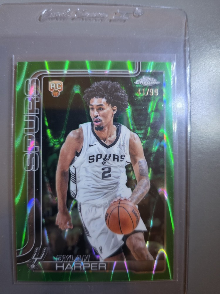 2025 Topps Chrome green wave /99 DYLAN HARPER 🔥 ROOKIE