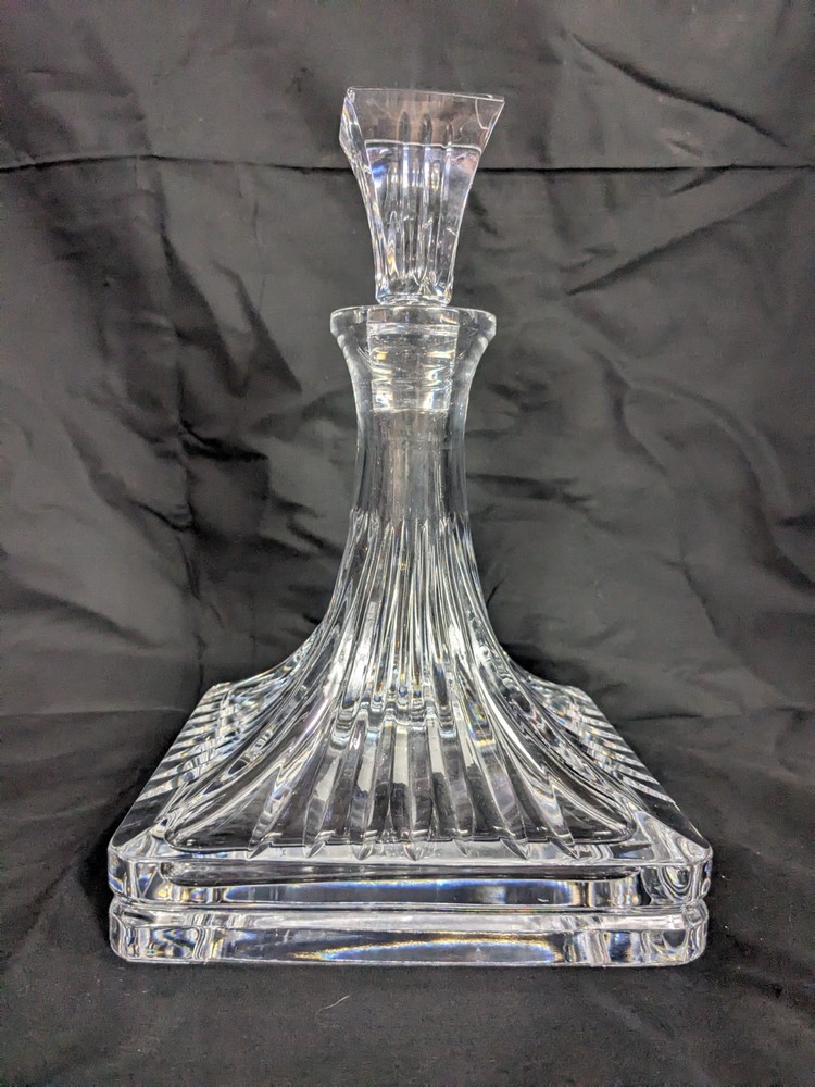 Rare WATERFORD Clarion Ships Decanter with Stopper 10 Inches