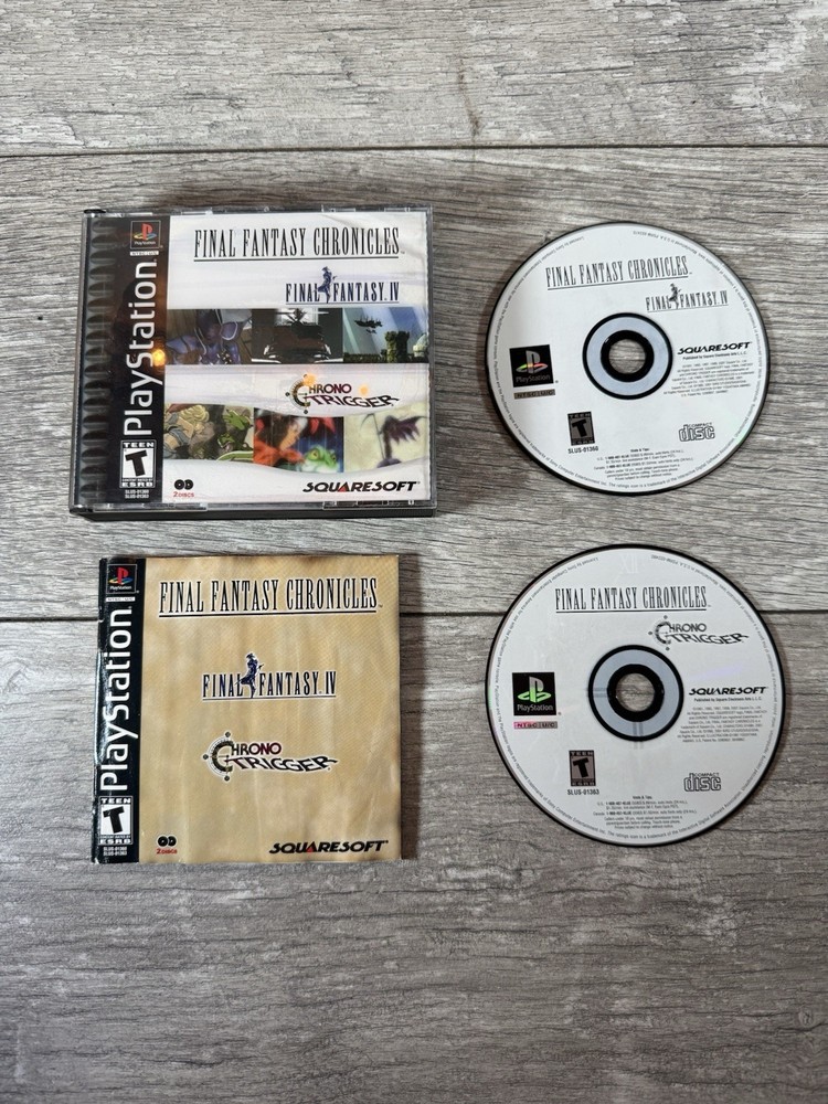 Final Fantasy Chronicles: Final Fantasy IV & Chrono Trigger Ps1 (WATER DAMAGE)