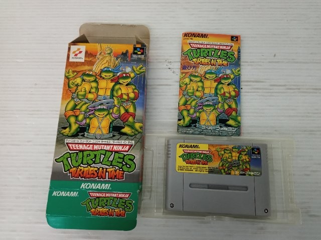 Teenage Mutant Ninja Turtles IV Turtles in Time Super Famicom/SNES 9000025553186