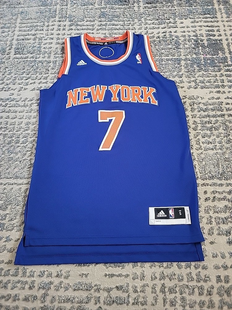 Carmelo Anthony New York Knicks NBA Jersey Men S Adidas Blue Melo #7 Vtg Hwc NYK