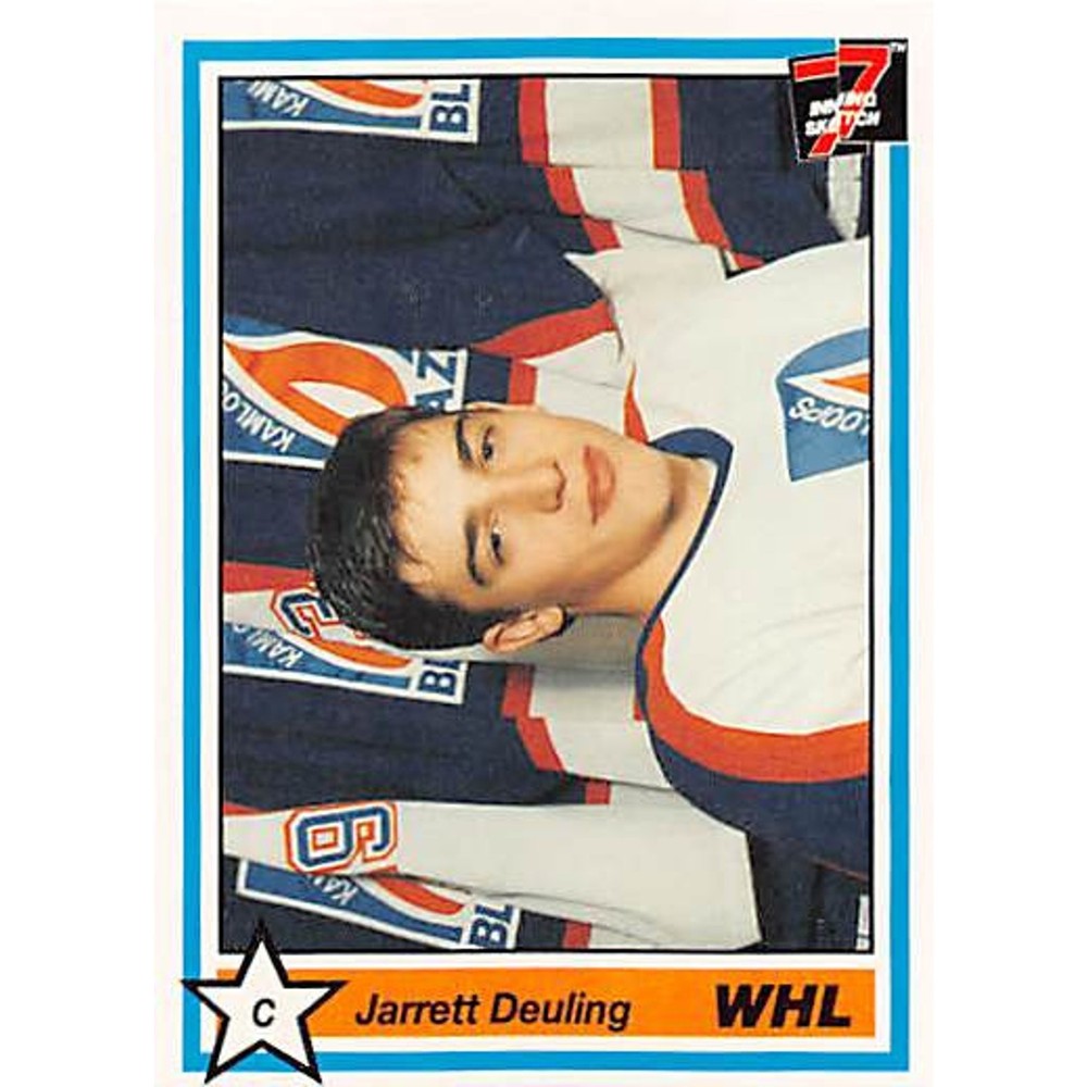 1990-91 7th Inning Sketch WHL #308 Jarrett Deuling