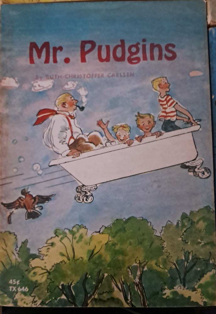 Vintage Paperback MR PUDGINS Scholastic Book by Ruth Christoffer Carlsen 1951