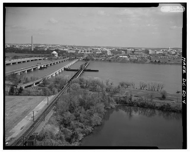Long Bridge,Washington,District of Columbia,DC,Spanning Potomac River,HABS,3