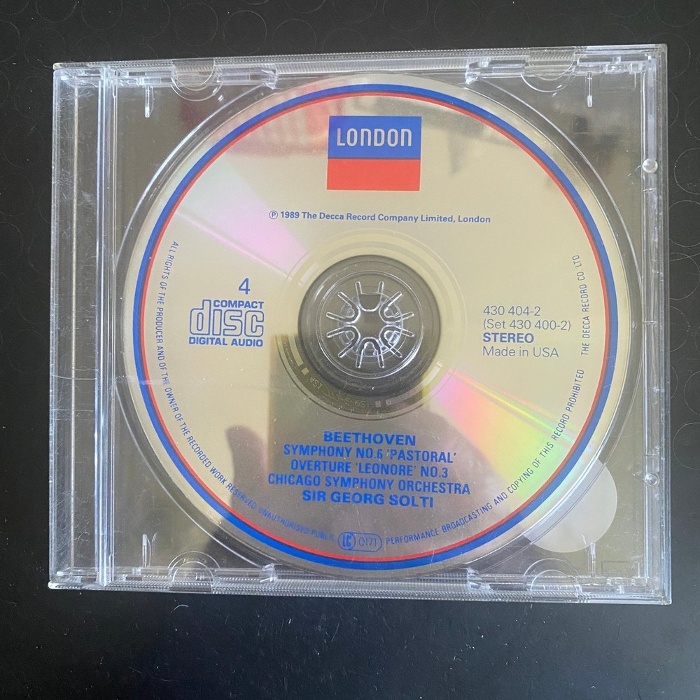 Beethoven – Symphony No. 6 'Pastoral' CD 1989 Classical London USA
