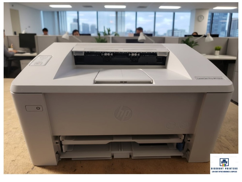 HP LaserJet M102W Wireless Printer -Works Great Low Usage G3Q35A  No front cover