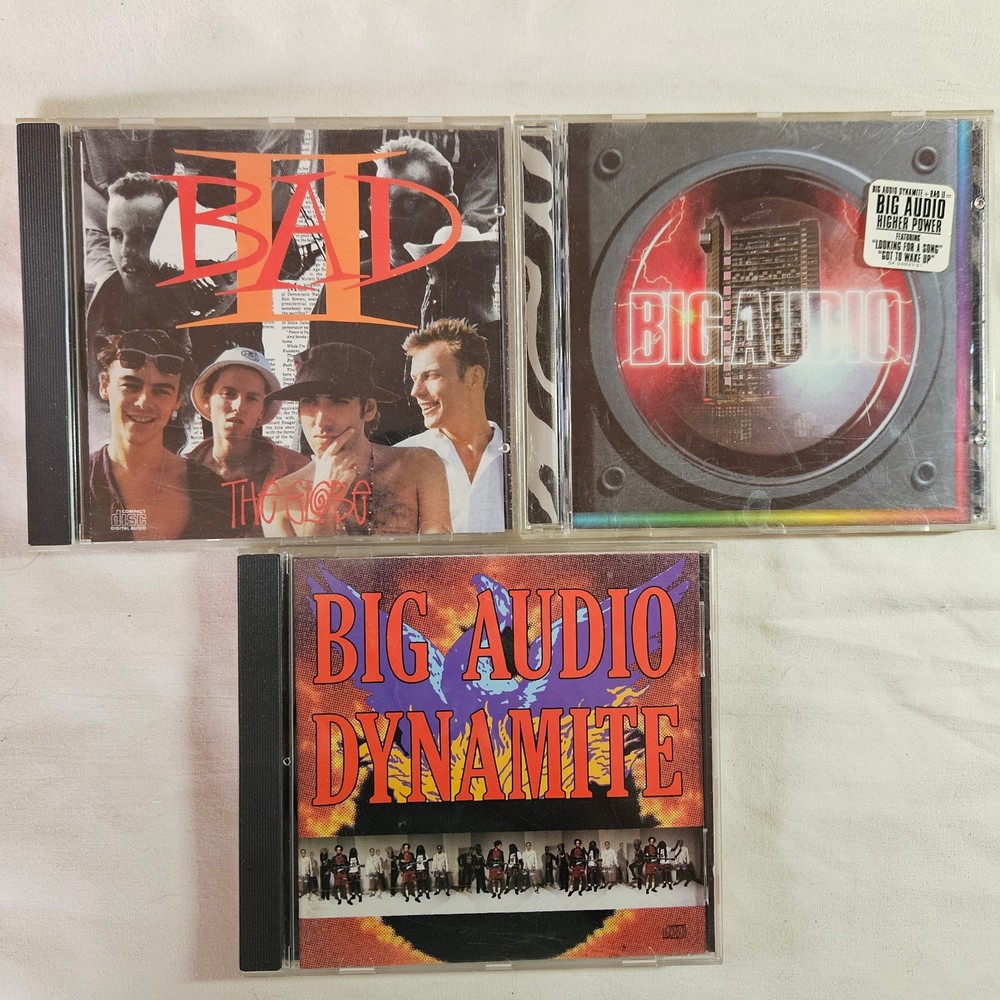 Big Audio Dynamite 3 CD Bundle - Megatop Phoenix, Higher Power, The Globe