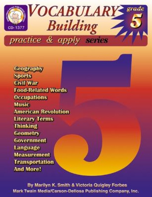 Vocabulary Building, Grade 5 Marilyn K., Forbes, Victoria QuigleyFree US Delivery | ISBN:1580371566