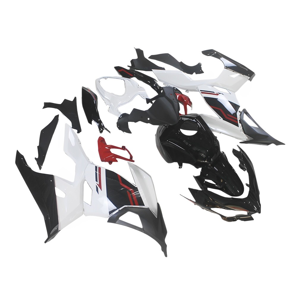 Red White Black Fairing for Kawasaki Ninja400 2018 - 2023 EX400 ABS Fairings Kit
