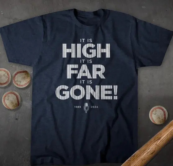 Vintage New York Baseball Broadcaster Graphic T Shirt Retro Sports Tee